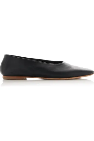 Staud Alba Leather Ballet Flats