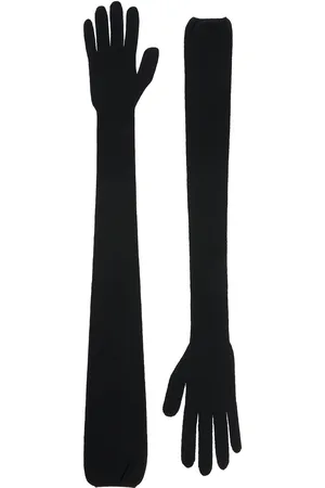 Khaite Dijon Merino Wool Gloves