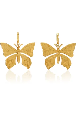 Jennifer Behr Palmiera -Plated Hoop Earrings