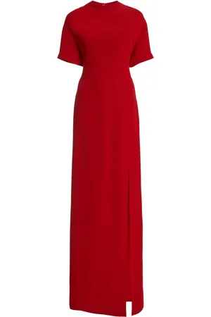 VALENTINO GARAVANI High-Slit Cady Silk Gown