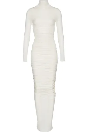 MAGDA BUTRYM Cupro Bodycon Maxi Dress