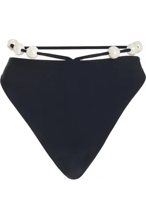 MAGDA BUTRYM Pearl-Detailed High-Rise Bikini Bottoms