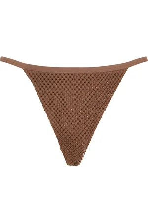 Simkhai Adalia Crystal-Embellished Bikini Bottoms