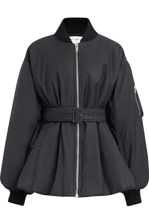 Alaïa Belted Cotton Bomber Jacket