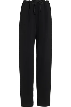 The Row Bonnette Drawstring Wool-Blend Straight-Leg Pants