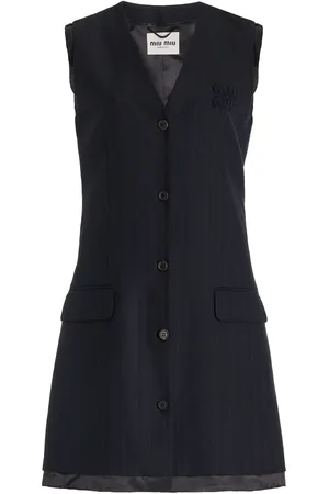 Miu Miu Tailored Wool Mini Dress