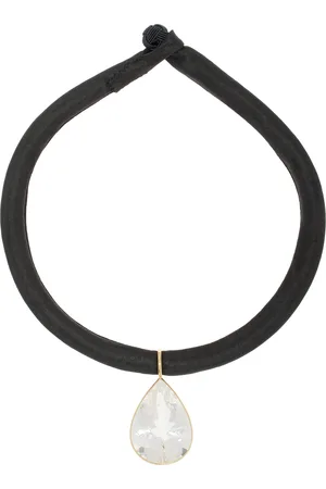 Sauer Yvonne 18K Yellow Gold Crystal Necklace