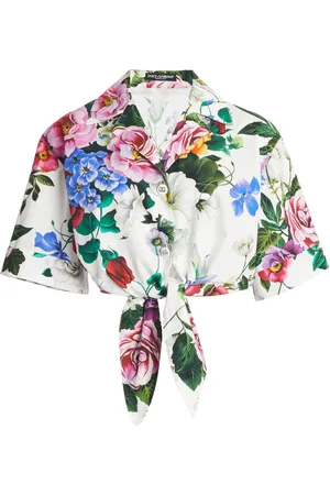 Dolce & Gabbana Cropped Cotton Shirt