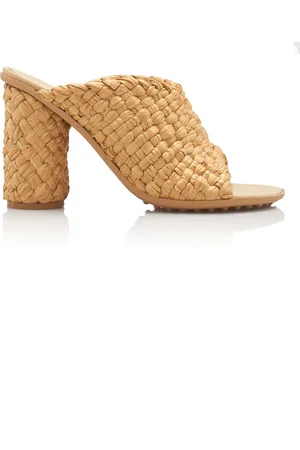 Bottega Veneta Atomic Intrecciato Raffia Sandals