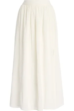 Anna Quan Oriana Cotton Midi Skirt