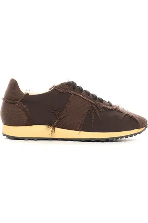 The Row Mica Wool; Linen; and Nylon Sneakers