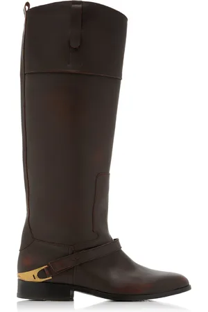 Golden Goose Charlie Leather Western Boots