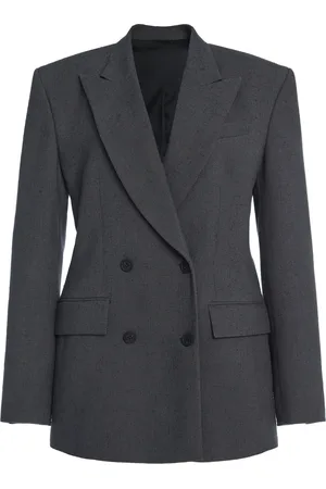 DEL CORE Double-Breasted Woven Blazer