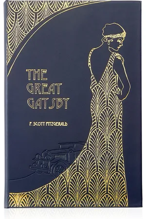 Graphic Image The Great Gatsby Leather Hardcover Book