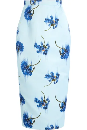 EMILIA WICKSTEAD Lorelei Crepe Midi Skirt