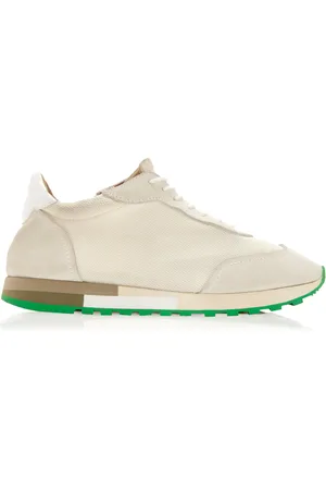 The Row Owen Leather; Mesh Sneakers