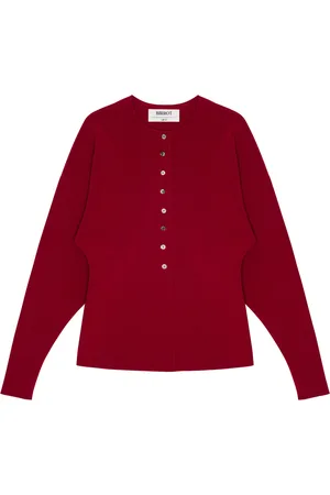 Birrot Bonded Crepe Cardigan