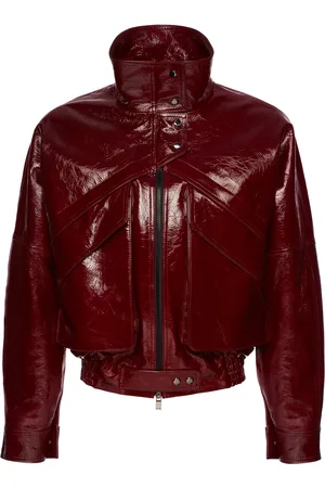 MAGDA BUTRYM Cropped Patent Leather Jacket