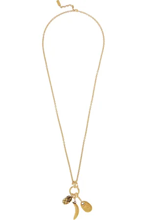 Chloé Tone Charm Pendant Necklace