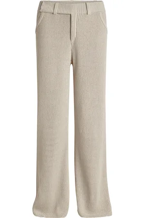 AYA MUSE Vena Low-Rise Knit Cotton-Blend Pants
