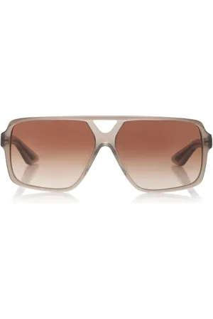 Khaite X Oliver Peoples 1977C Oversized Aviator-Frame Acetate Sunglasses