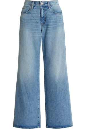 SLVRLAKE Selena Rigid Mid-Rise Wide-Leg Jeans