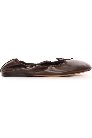 The Row Awar Leather Ballet Flats