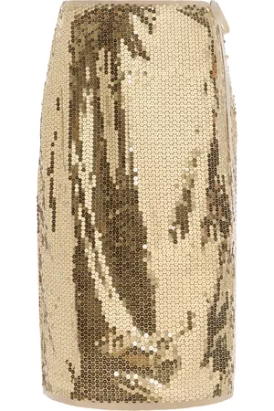 Prada Sequined Midi Wrap Skirt