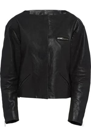Prada Cropped Leather Jacket