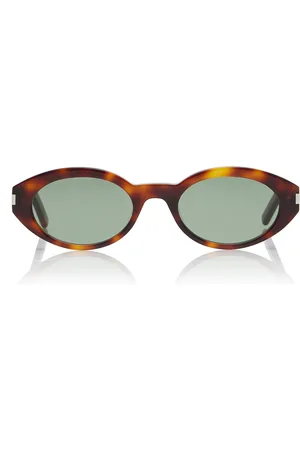Saint Laurent Round-Frame Acetate Sunglasses