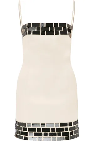 Ila Carole Embellished Crepe Mini Dress