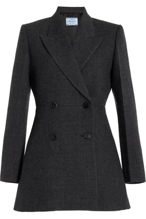 Prada Double-Breasted Suiting Blazer