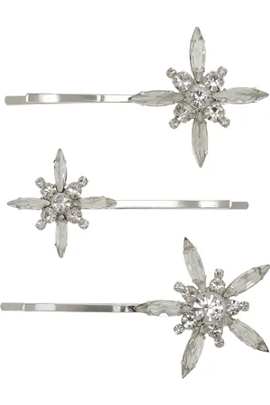 LELET NY Avril Set-Of-Three Crystal Bobby Pins