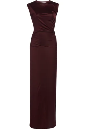 Stella McCartney Ruched Jersey Midi Dress