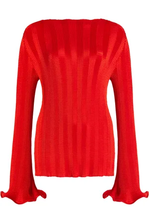 Simkhai Carys Crinkled Satin Top