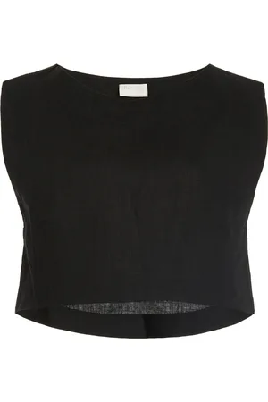 POSSE Exclusive Martina Linen Crop Top
