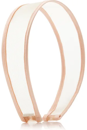 LELET NY Giselle Satin-Trimmed Mesh Headband