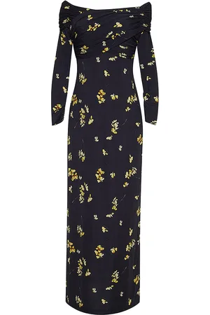 Cara Cara Miranda Off-The-Shoulder Floral-Jersey Maxi Dress