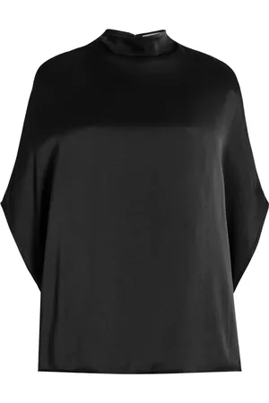 LAPOINTE Satin Cape Top