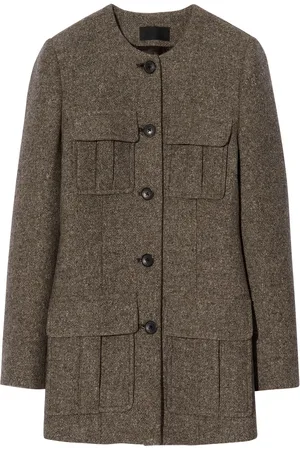 NILI LOTAN Gabriella Speckled Wool Jacket