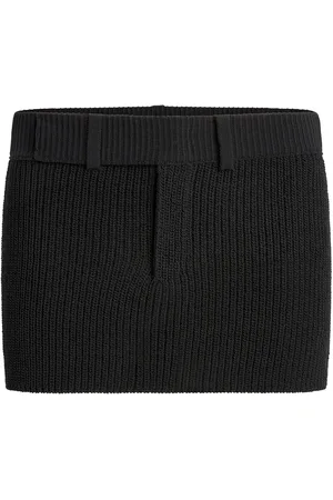 AYA MUSE Caeli Knit Cotton-Blend Mini Skirt