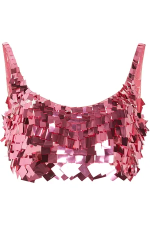 Simkhai Ronette Sequin Bra Top
