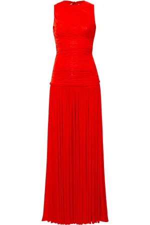 SIEDRES Alina Open-Back Ruched Jersey Maxi Dress