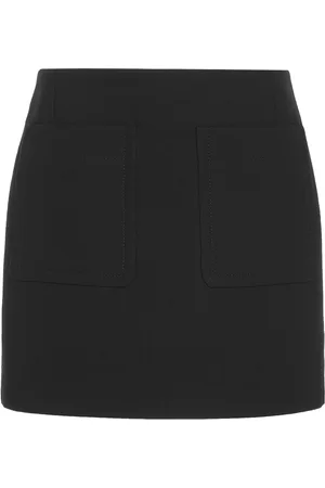 Bottega Veneta Double-Cotton Mini Skirt