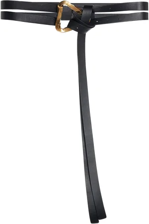 Bottega Veneta Horseshoe Leather Waist Belt