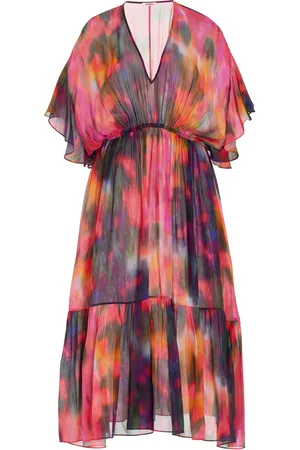 ERES Infinie Printed Silk Midi Dress