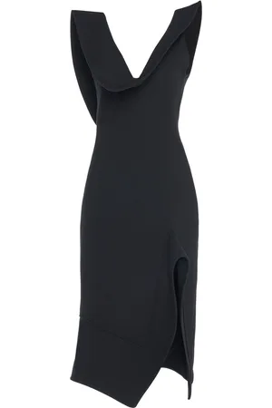 Bottega Veneta Draped Knit Midi Dress
