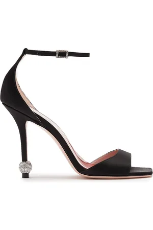 Roger Vivier I Love Vivier Strass-Detail Satin Sandals