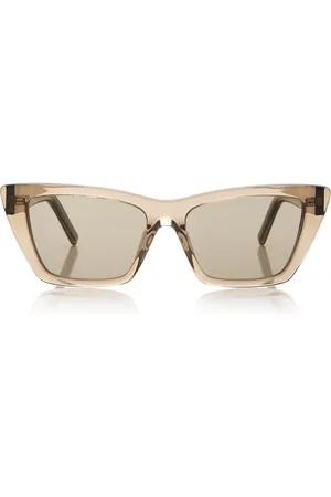 Saint Laurent Mica Cat-Eye Acetate Sunglasses