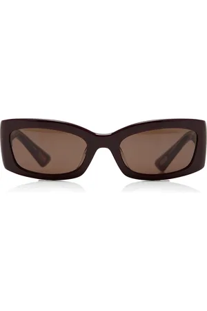 Khaite X Oliver Peoples Rectangle-Frame Acetate Sunglasses